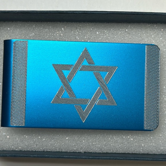 Star of David, Money Clip - Picture 1 of 3